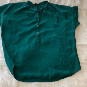 J.Crew Popover Short Sleeve Henley